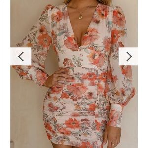 Billy J Grand Orange Mini Dress